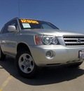 toyota highlander 2002 silver suv gasoline 4 cylinders front wheel drive automatic 90241