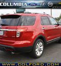 ford explorer 2012 red suv xlt gasoline 6 cylinders 4 wheel drive automatic 98632