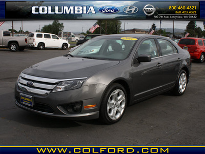 ford fusion 2011 gray sedan se gasoline 4 cylinders front wheel drive automatic 98632