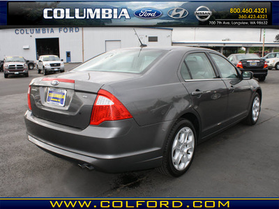 ford fusion 2011 gray sedan se gasoline 4 cylinders front wheel drive automatic 98632