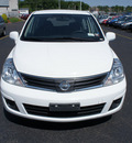 nissan versa 2010 white hatchback gasoline 4 cylinders front wheel drive automatic 19153