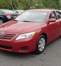 toyota camry 2010 red sedan le gasoline 4 cylinders front wheel drive automatic 06019