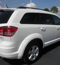 dodge journey 2010 white suv sxt gasoline 6 cylinders front wheel drive automatic 34474