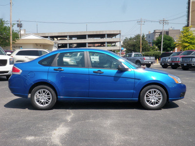 ford focus 2010 blue sedan se gasoline 4 cylinders front wheel drive automatic 61832