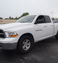 ram ram pickup 1500 2012 white pickup truck outdoorsman flex fuel 8 cylinders 2 wheel drive automatic with overdrive 28557