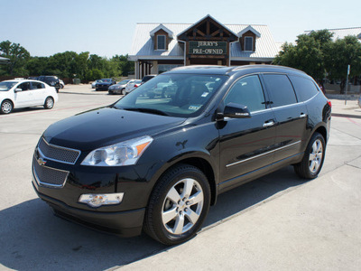 chevrolet traverse 2012 black ltz gasoline 6 cylinders front wheel drive automatic 76087