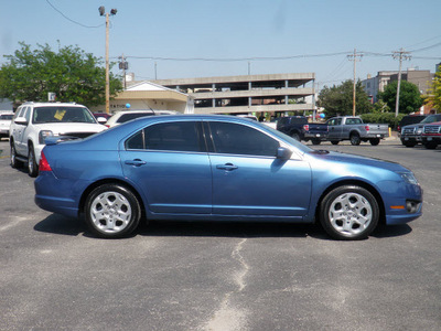 ford fusion 2010 blue sedan se gasoline 4 cylinders front wheel drive automatic 61832