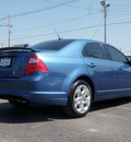 ford fusion 2010 blue sedan se gasoline 4 cylinders front wheel drive automatic 61832