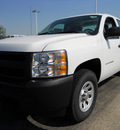 chevrolet silverado 1500 2012 white work truck flex fuel 8 cylinders 4 wheel drive automatic 60007