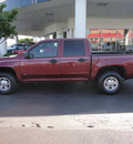 gmc canyon 2007 dk  red slt z 71 gasoline 5 cylinders 4 wheel drive automatic 45036