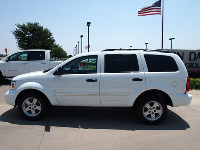 dodge durango 2009 white suv slt gasoline 8 cylinders 2 wheel drive automatic 76018