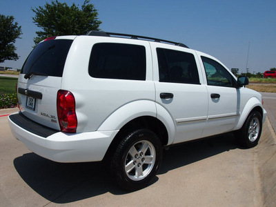 dodge durango 2009 white suv slt gasoline 8 cylinders 2 wheel drive automatic 76018