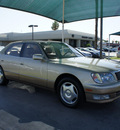 lexus ls 400 1999 gold sedan gasoline v8 rear wheel drive automatic 92235