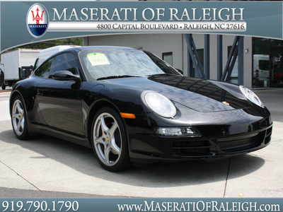 porsche 911 2006 black coupe carrera 4 gasoline 6 cylinders 6 speed manual 27616