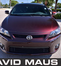 scion tc 2011 burgundy hatchback gasoline 4 cylinders front wheel drive automatic 32771