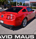 ford mustang 2010 red coupe gt gasoline 8 cylinders rear wheel drive automatic 32771