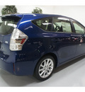 toyota prius v 2012 blue wagon five hybrid 4 cylinders front wheel drive automatic 91731