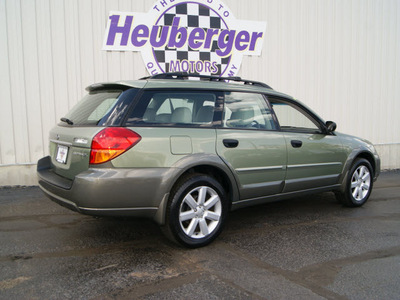 subaru outback 2006 willow green opal wagon 2 5i gasoline 4 cylinders all whee drive automatic 80905