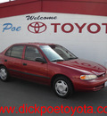 chevrolet prizm 2002 red sedan gasoline 4 cylinders front wheel drive automatic 79925