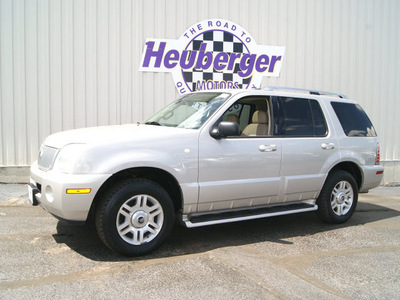 mercury mountaineer 2003 silver birch suv gasoline 8 cylinders sohc all whee drive automatic 80905