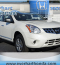 nissan rogue 2011 white s gasoline 4 cylinders all whee drive automatic 28677
