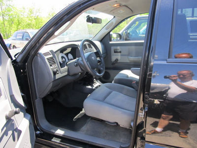 dodge dakota 2007 black pickup truck st gasoline 6 cylinders rear wheel drive standard 13350