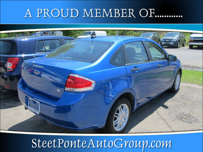 ford focus 2010 blue sedan se gasoline 4 cylinders front wheel drive automatic with overdrive 13350