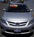 toyota corolla 2011 silver sedan gasoline 4 cylinders front wheel drive automatic 79925