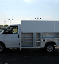 chevrolet express cutaway 2012 white van 3500 flex fuel 8 cylinders rear wheel drive automatic 60007