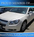 chevrolet malibu 2011 white sedan ltz gasoline 4 cylinders front wheel drive automatic 13350