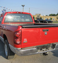 dodge ram pickup 1500 2007 red pickup truck slt flex fuel 8 cylinders rear wheel drive automatic 62863