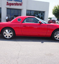 ford thunderbird 2003 red deluxe gasoline 8 cylinders dohc rear wheel drive automatic 46168