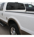 ford f 250 super duty 2007 white lariat diesel 8 cylinders 4 wheel drive automatic 77388
