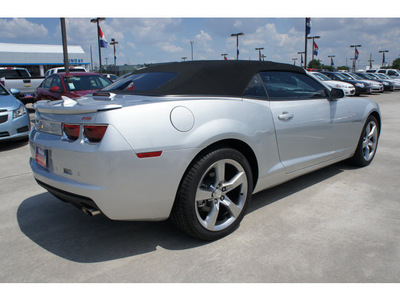 chevrolet camaro 2012 silver lt convertible gasoline 6 cylinders rear wheel drive automatic 77090