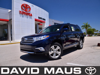toyota highlander 2012 blue suv limited gasoline 6 cylinders front wheel drive automatic 32771