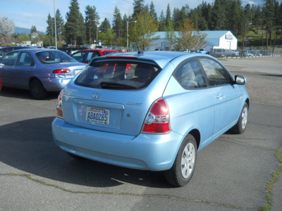 hyundai accent 2010 ice blue hatchback gs gasoline 4 cylinders front wheel drive 5 speed manual 99208