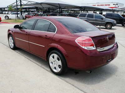 saturn aura 2008 red sedan xe gasoline 6 cylinders front wheel drive automatic 76087