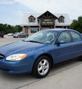 ford taurus 2002 blue sedan ses gasoline 6 cylinders front wheel drive automatic 76087