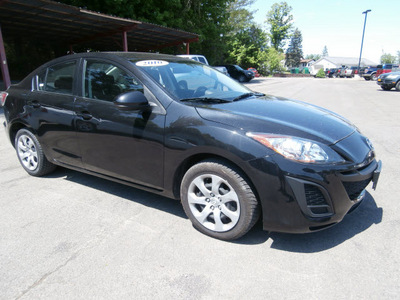 mazda mazda3 2010 black sedan gasoline 4 cylinders front wheel drive automatic 13502