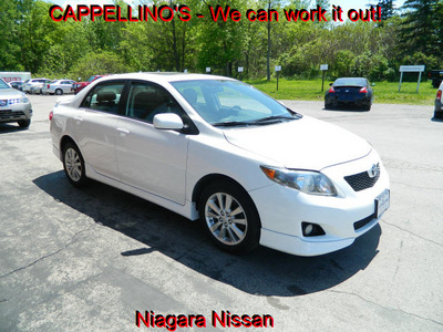 toyota corolla 2010 white sedan s gasoline 4 cylinders front wheel drive automatic 14094