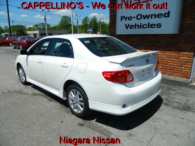 toyota corolla 2010 white sedan s gasoline 4 cylinders front wheel drive automatic 14094