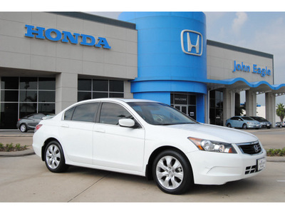 honda accord 2010 white sedan ex l gasoline 4 cylinders front wheel drive automatic 77065