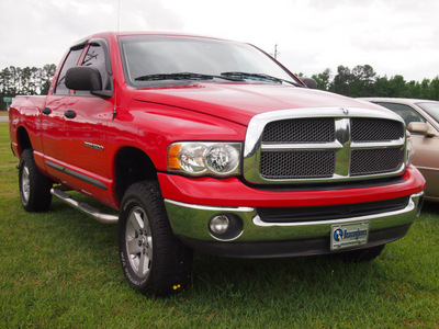 dodge ram pickup 1500 2002 red slt gasoline 8 cylinders 4 wheel drive automatic 27569