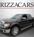 ford f 150 2012 black lariat 4x4 flex fuel 8 cylinders 4 wheel drive automatic with overdrive 60546