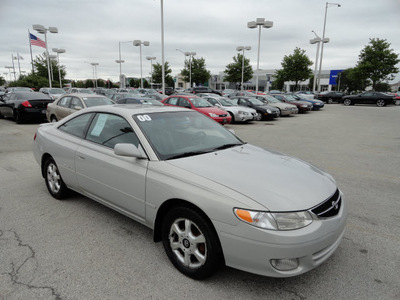 toyota camry 2000 silver coupe solara sle gasoline 6 cylinders front wheel drive automatic with overdrive 60462