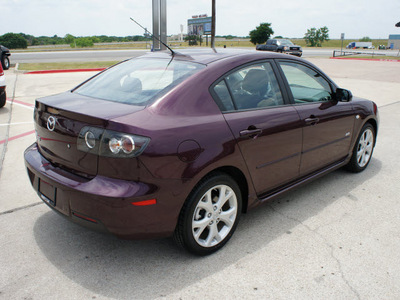 mazda mazda3 2008 purple sedan gasoline 4 cylinders front wheel drive automatic 76087