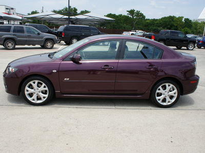 mazda mazda3 2008 purple sedan gasoline 4 cylinders front wheel drive automatic 76087