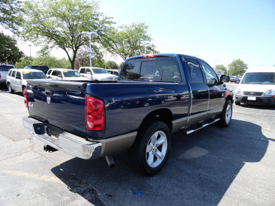 dodge ram 1500 2008 blue pickup truck big horn gasoline 8 cylinders rear wheel drive automatic 60443