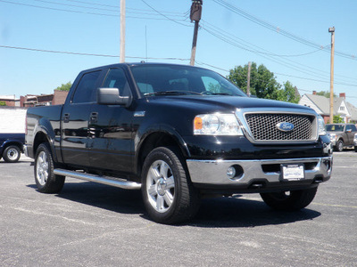 ford f 150 2006 black lariat flex fuel 8 cylinders 4 wheel drive automatic with overdrive 61832