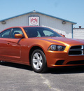 dodge charger 2011 orange sedan se gasoline 6 cylinders rear wheel drive shiftable automatic 61832